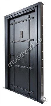 Стальная дверь с терморазрывом порошок и МДФ - купить от производителя Мосдвери Стальная дверь с терморазрывом порошок и МДФ