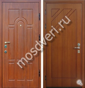 Входная железная дверь для квартиры с отделкой из МДФ - купить от производителя Мосдвери Входная железная дверь для квартиры с отделкой из МДФ